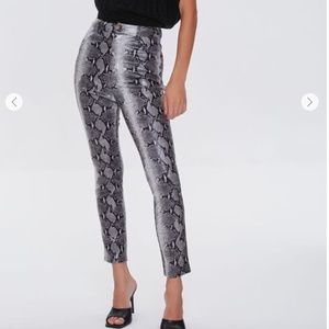 NWT! Snake print pants
